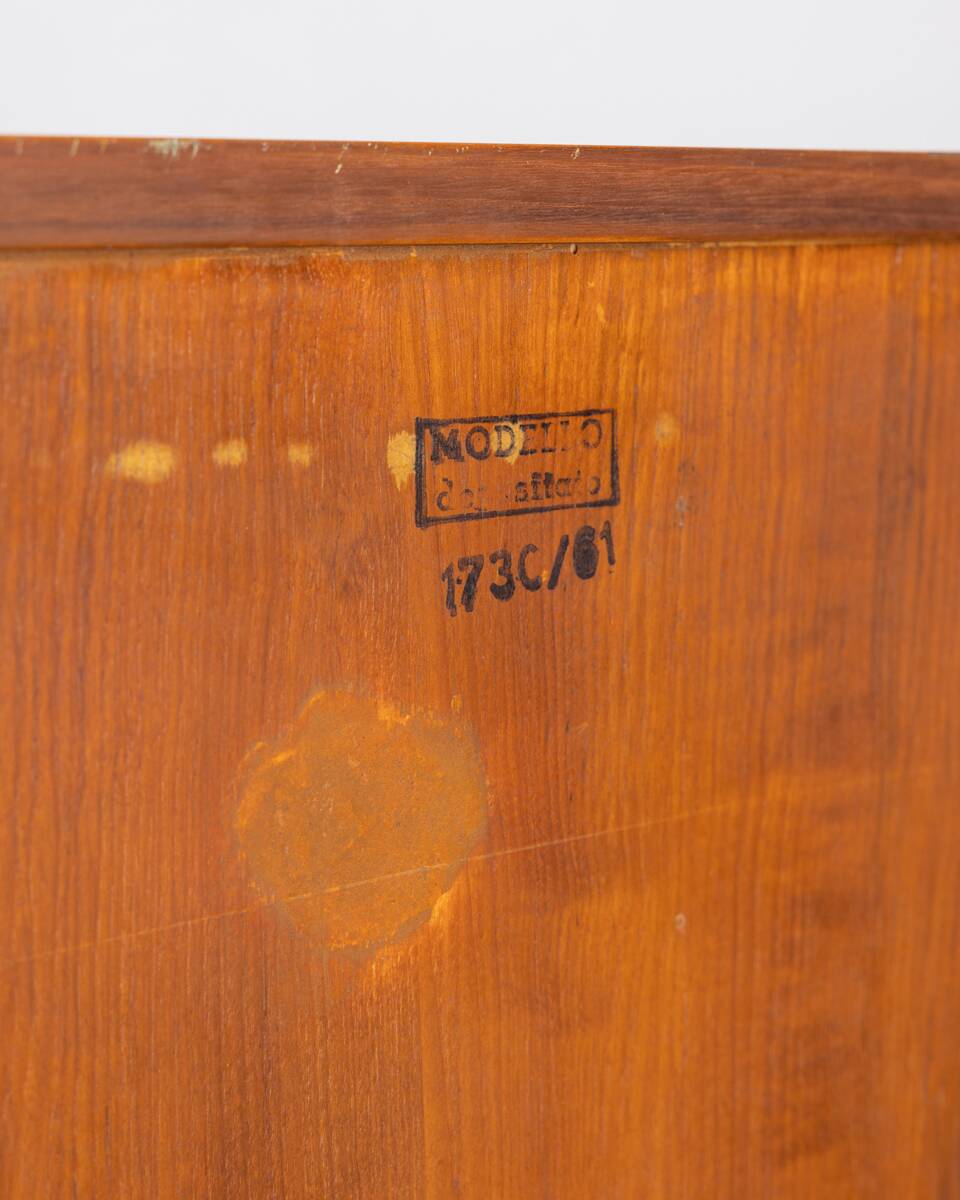 Vintage highboard 1960s wooden sideboard italian design