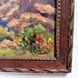 Painting Les Roches Rouges Agay by André Couchet