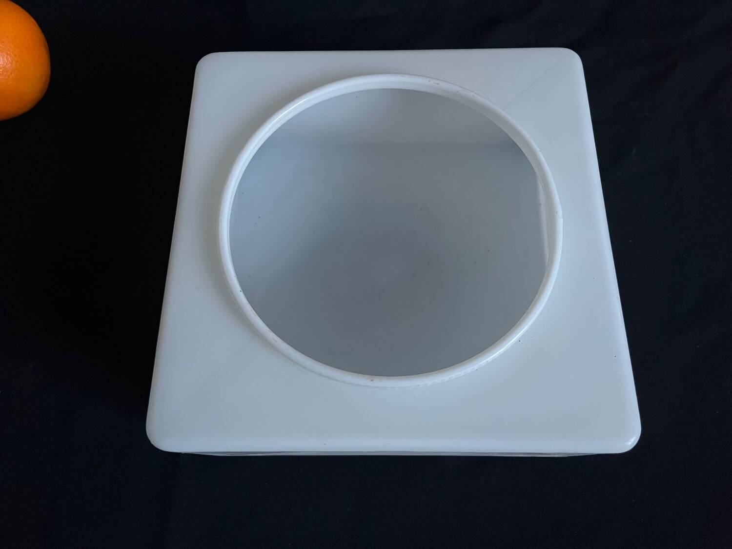 Opaline square perfect wall light or ceiling light