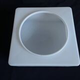 Opaline square perfect wall light or ceiling light