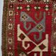 Vintage Handknotted Oushak Runner  sku 2154