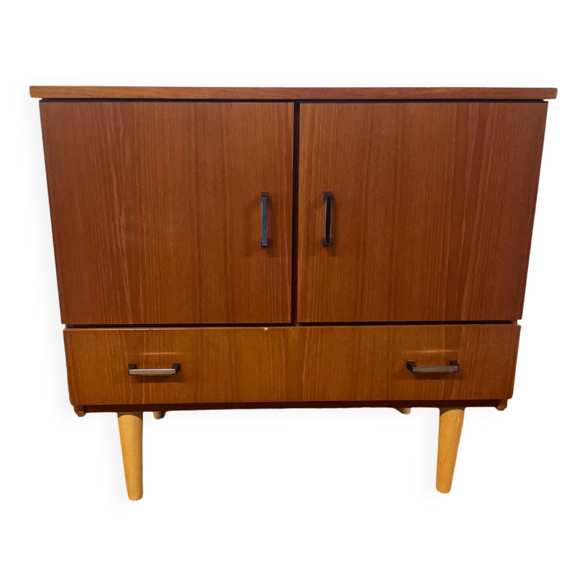 Vintage teak TV cabinet from the 60s