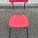 Vintage red Formica & chrome chair — 50s/60s Pop Chic style
