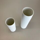 Set of 2 Abstract porcelain Vases by Cuno Fischer for Rosenthal, Germany, 1980s