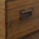 Walnut travel chest