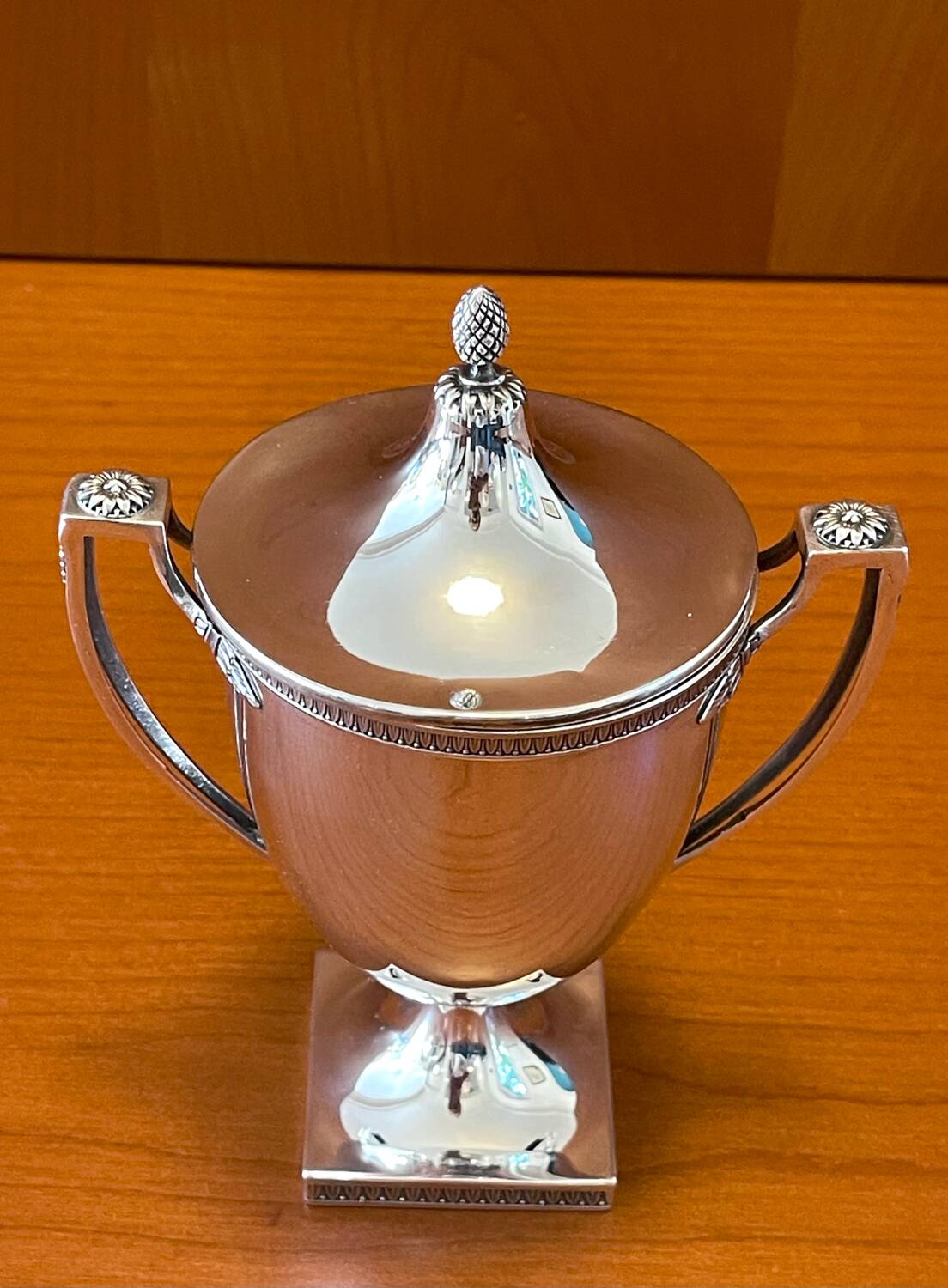 Solid silver bonbonnière, silversmith Émile Puiforcat