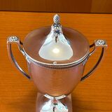 Solid silver bonbonnière, silversmith Émile Puiforcat