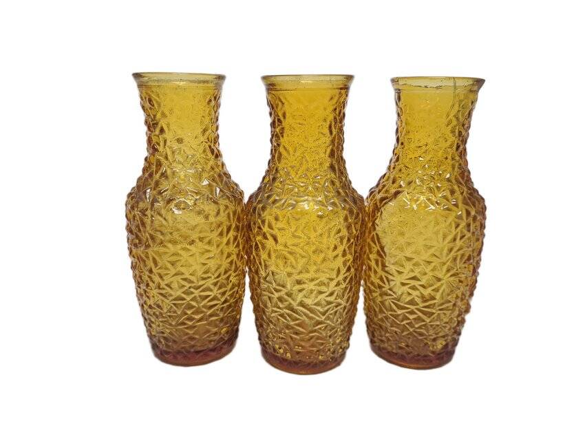 Vintage vases from HSG Prądniczanka, Poland, 1970s, set of 3