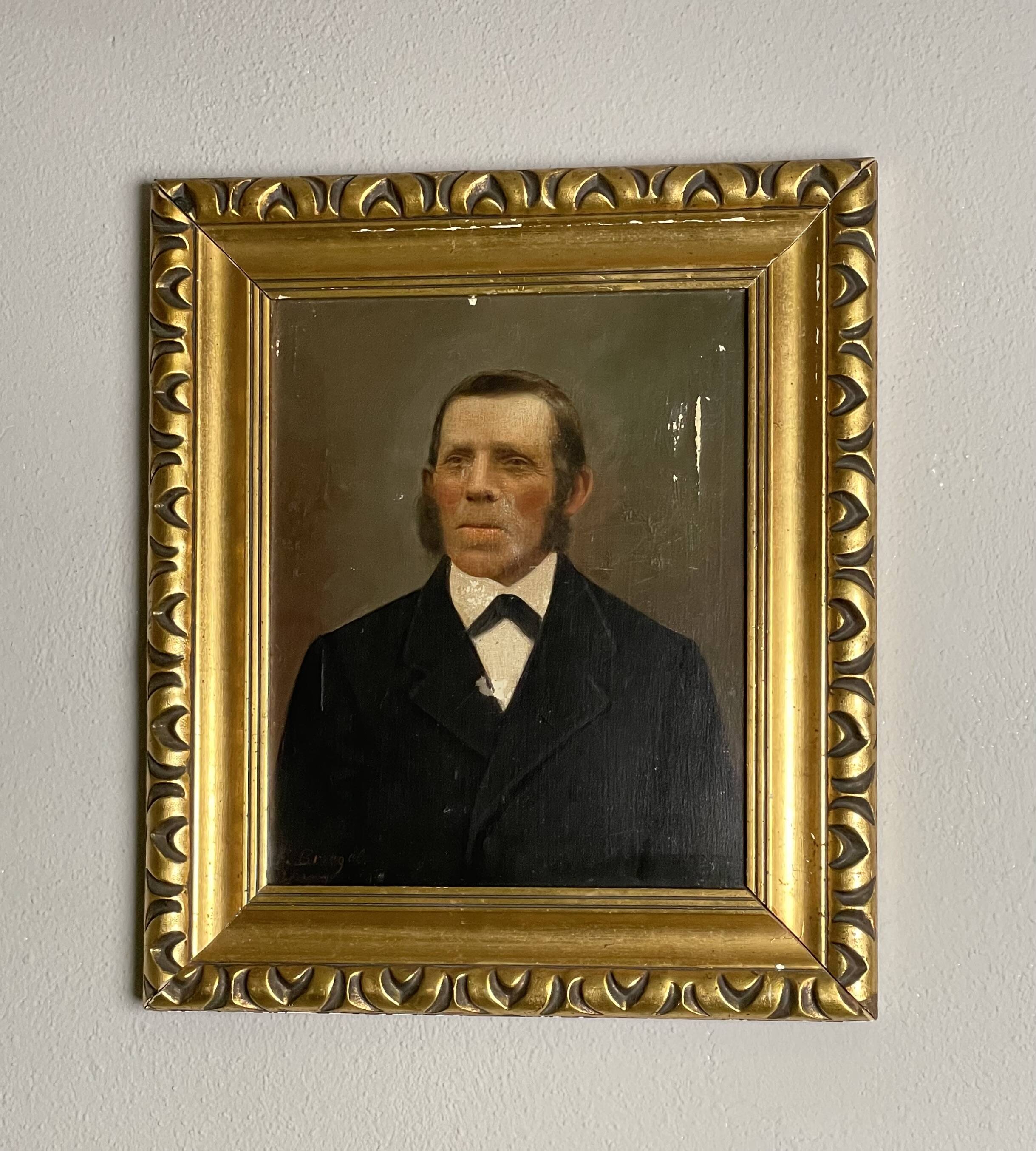 Portrait, 19th-Century, Oil on Canvas