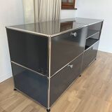 Commode USM Haller en Gris Anthracite