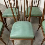 8 Charles Ramos chairs from the 50s