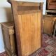 Large antique trumeau mirror in solid oak – Henri II style