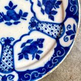 Assiette delft en porcelaine bleue