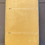 Smoked glass triptych mirror