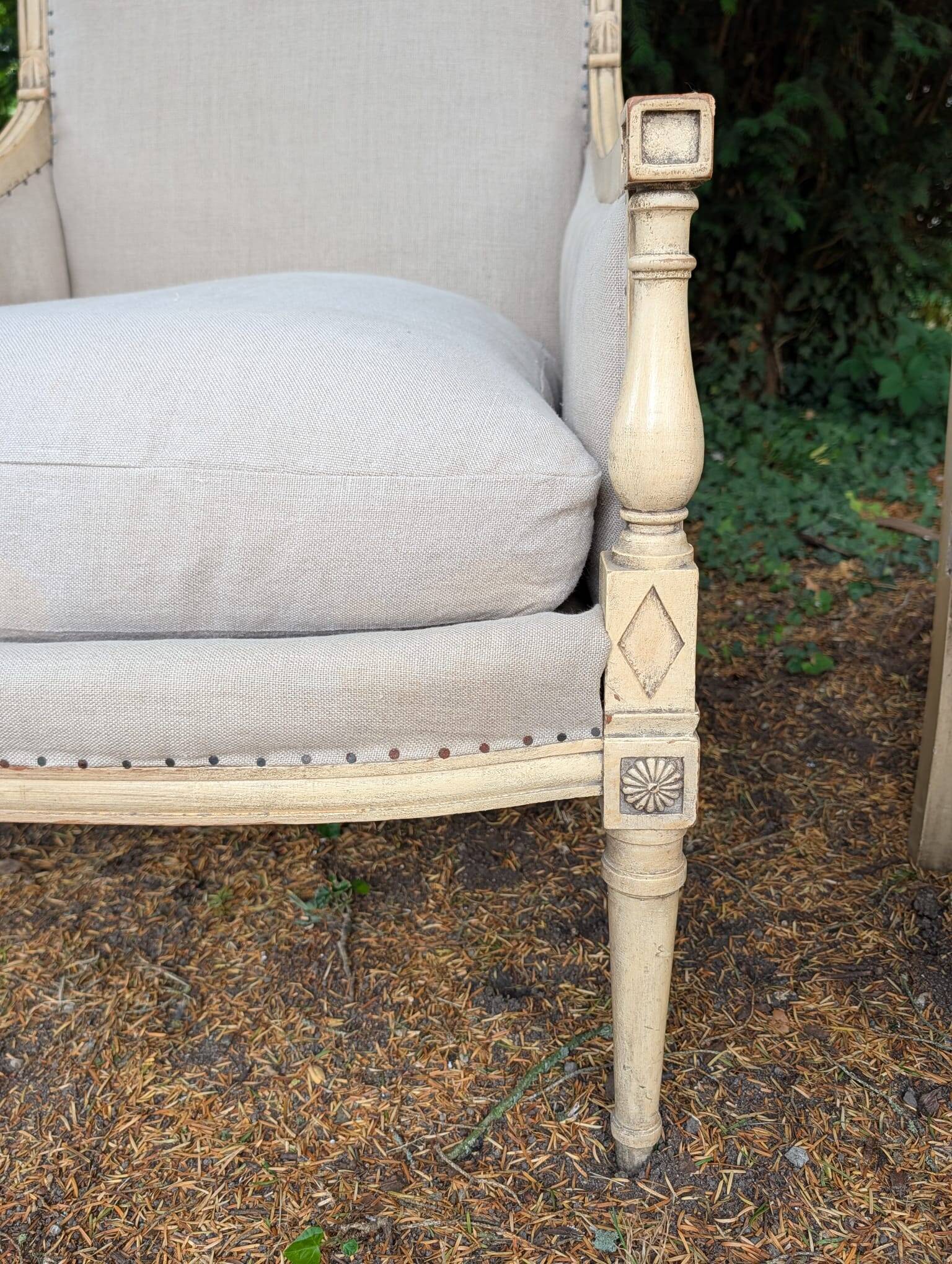 Paire de fauteuils directoire