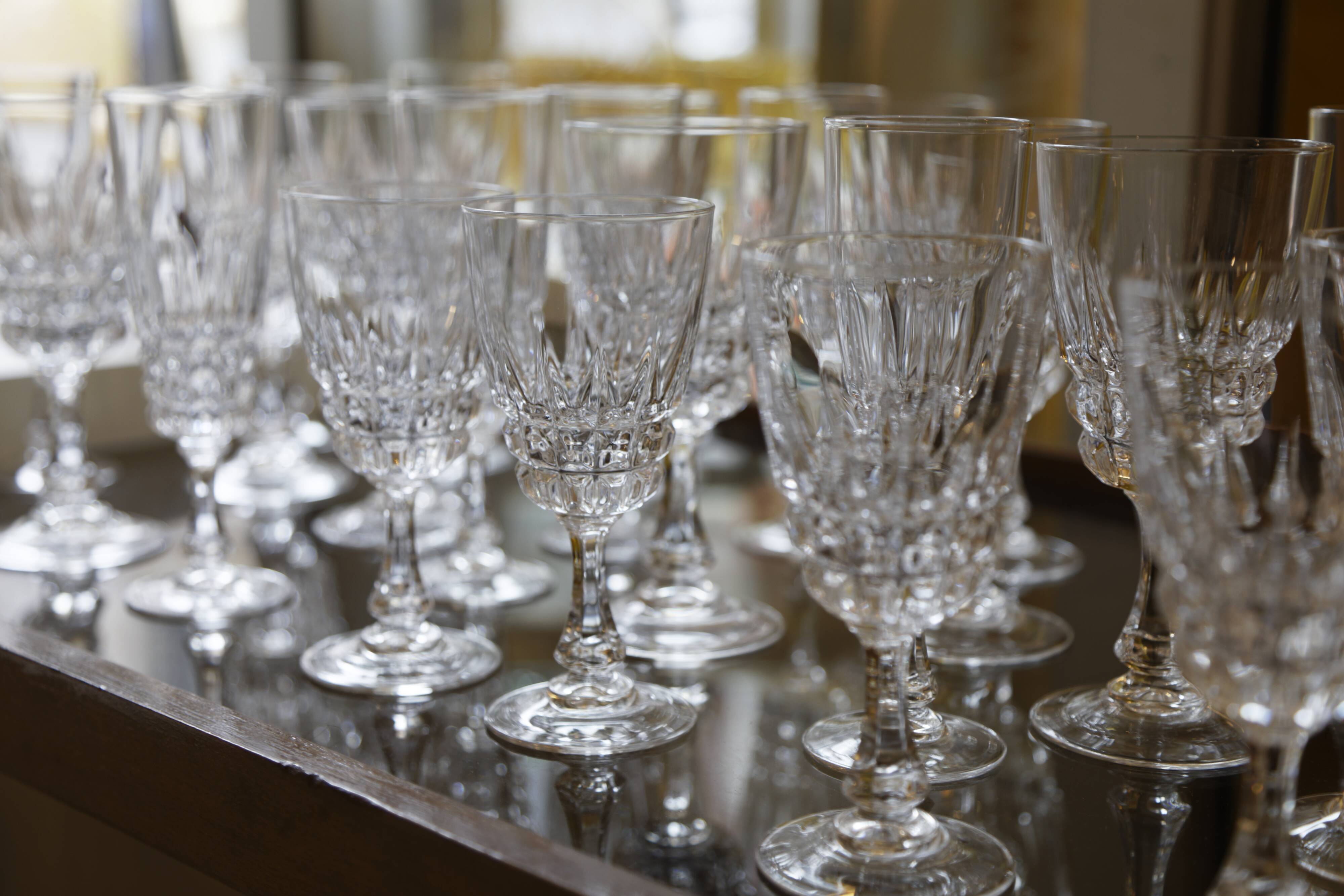 Set 30 glasses Crystal Italy 50