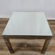 Table basse de Renato Zevi avec plateau en miroir, années 70