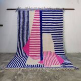 Handmade wool Berber rug 300X200 cm