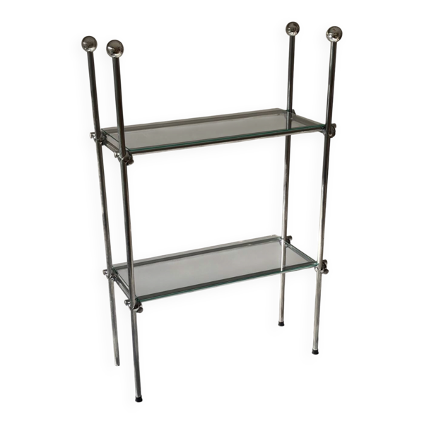 Étagère, bibliothèque minimaliste, Italie 1970