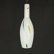 Mid-century multicoloured opaline Murano glass pendant lamp by Stilnovo, Italy, 1950s.
