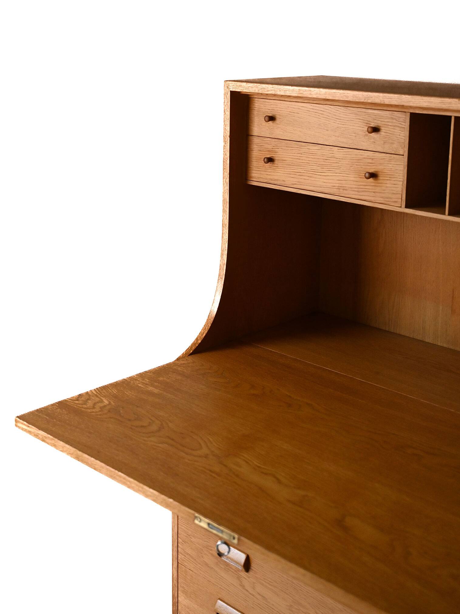 1960s Oak Secrétaire by Børge Mogensen for Søborg Møbler