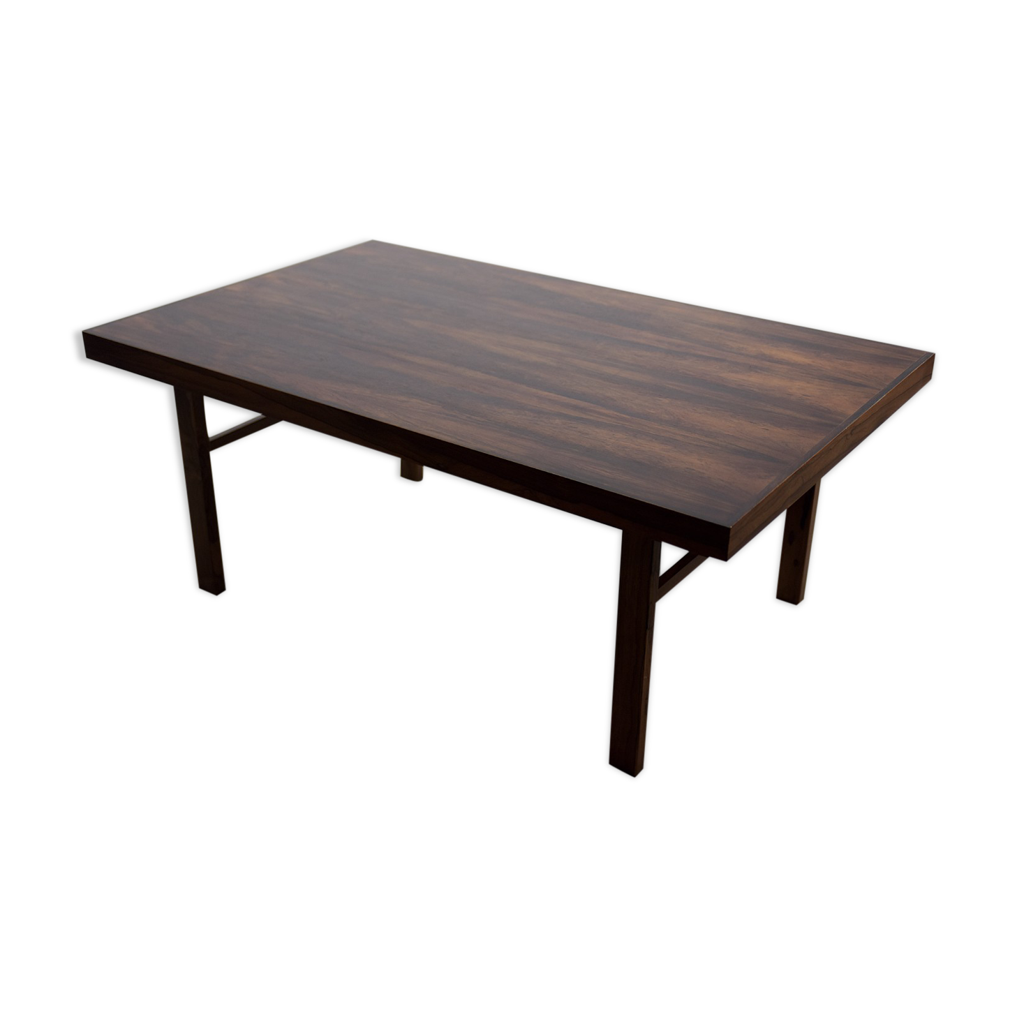 Rosewood mid century colonial modern coffee table, 1960s