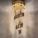 Mid-century design hanging lamp by Ernst Palme , Germany , 1970s