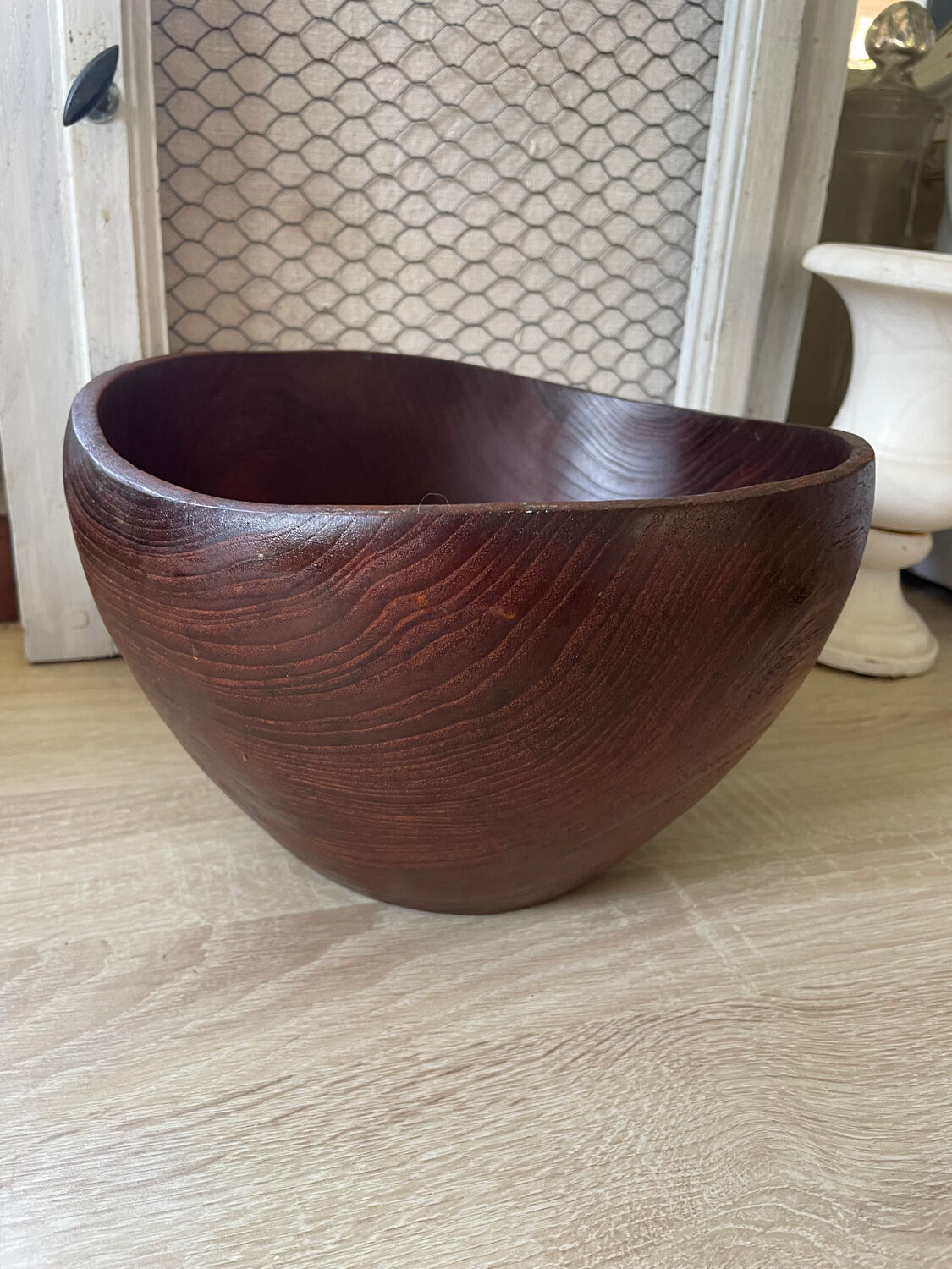 Vintage teak bowl 3l.