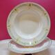 Longwy Longpré 4 old earthenware plates