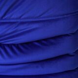 Coral corduroy Togo lounge chair by Michel Ducaroy for Ligne Roset