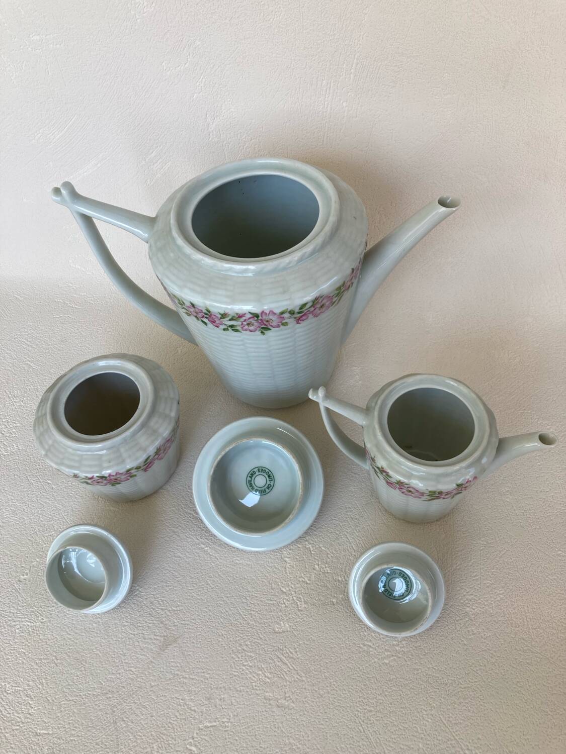Charles Field Haviland Rosehip Coffee Set