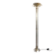 Rare floor lamp in gilded brass and plexiglass