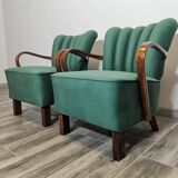 Armchairs by Jindřich Halabala, 1950s, Set of 2