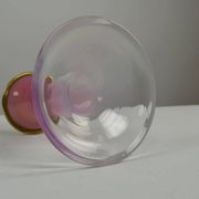 Full Lead Crystal Candle holder by Hanne Dreutler for Studio Åhus, Sweden, 1980