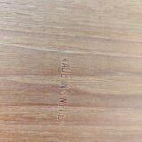 Scandinavian teak and metal dessert by Paul Nagel, Made in sweden 60s