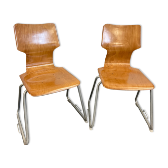 Pair of Chairs Pagholz model Flototo.