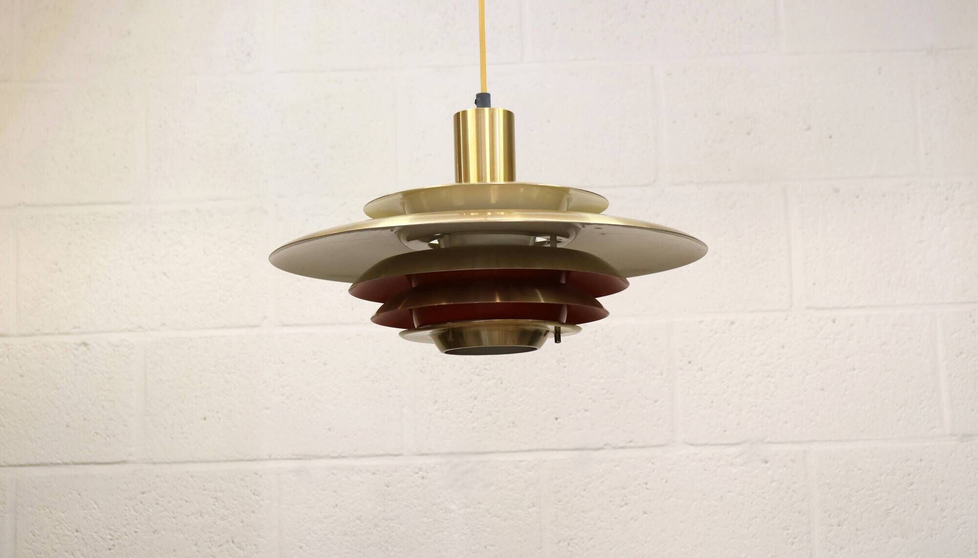 Very rare old Danish design lamp by Teknika model 425  - 60's