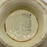 Large antique ceramic bowl from Digoin Sarreguemines