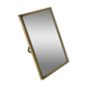 brass mirror to stand 11.5 x 17.5 cm