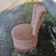 Fringed toad chair