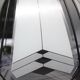 50s design metal and glass tulip ceiling light
