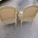 Paire de fauteuils de style Louis XV patine ancienne