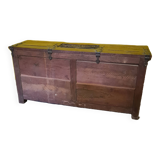 Oak chest with Gothic panels, France, 16th century