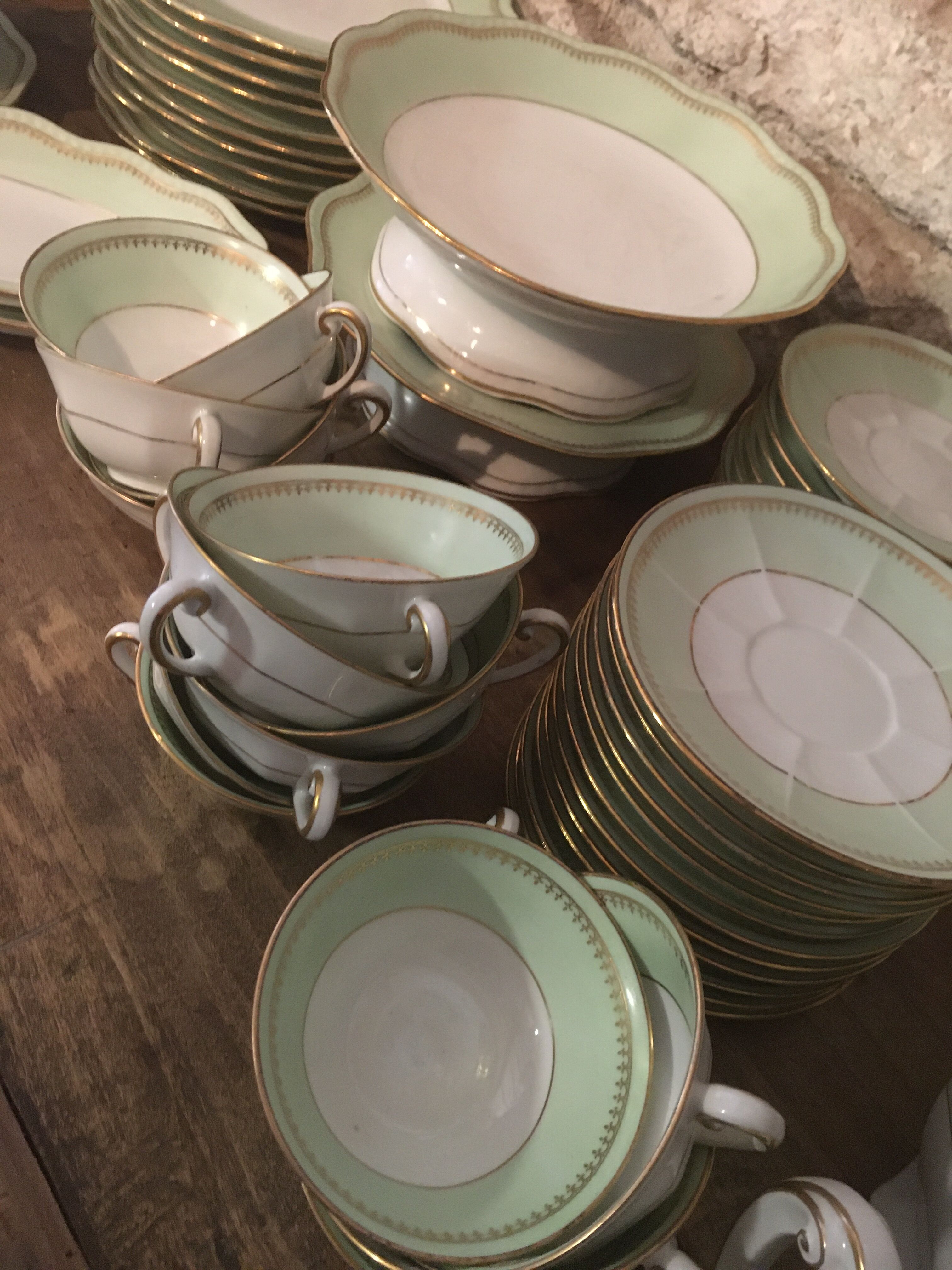 Limoges porcelain service "Nardon/Lafarge"