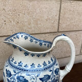 Pitcher Sarreguemines model Burgis late XIXth
