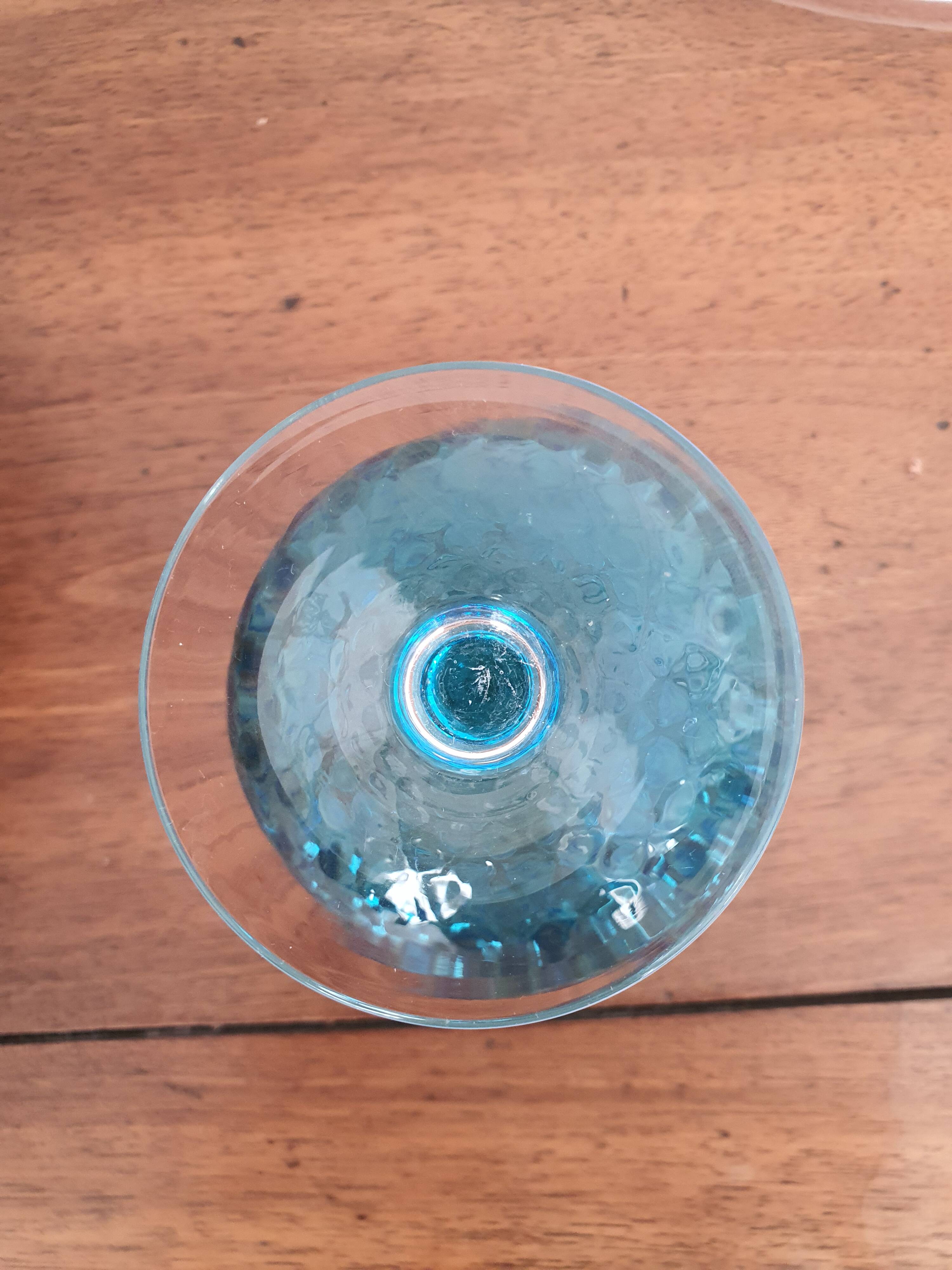 Blue balloon vase