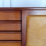 Scandinavian teak line sideboard