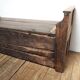 Banc d'église coffre en bois XVIIIème
