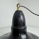 Ancienne suspension d’atelier industriel emaillee 40 cm