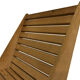 Wooden garden chair folding from the 70s in the Netherlands